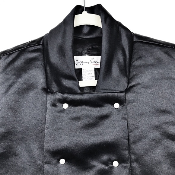 Geoffrey Beene Black Asymmetrical Zip Vest, Size S - Picture 3 of 11